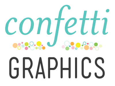 Confetti Graphics Logo by Nicole Dominguez on Dribbble