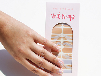 Pretty Fab Nails Packaging, Branding, Creative Direction manicure nail art nails packaging printed packaging