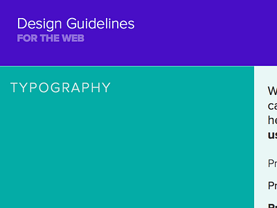 Shorty Awards Web Style Guide brand pattern library pink purple styleguide teal web