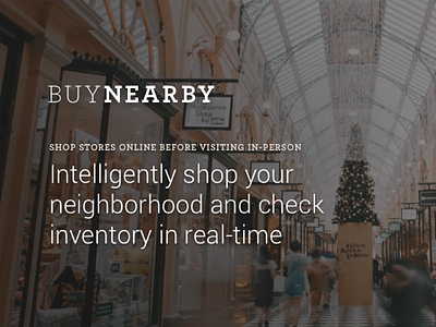 BuyNearby Homepage