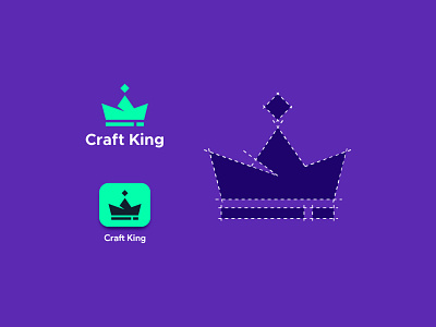 Craft King branding carft design graphic design king logo