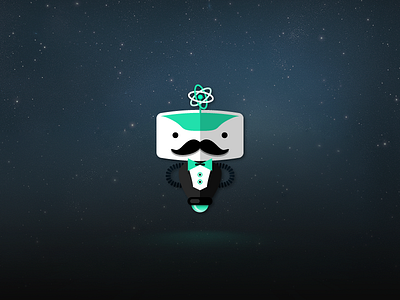 IntelliButler Robot app application butler hover icon illustration logo robot space