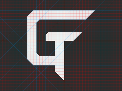 GF PROJECT LOGO branding design flat illustrator logo