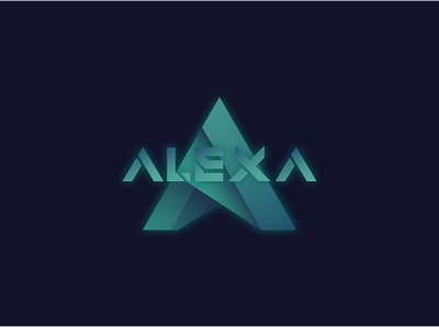 ALEXA character design icon illustration logo vector