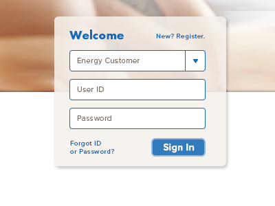 Sign In Module form login signin ui