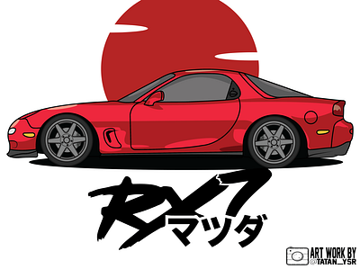 RX 7 graphic design