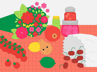 Still Live: Series 01 adobe illustrator cooking design flower food graphic design illustration malaysia vector