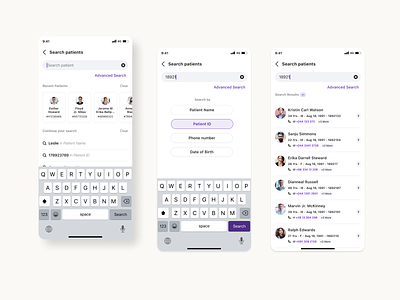 athenaOne Mobile Patient Search
