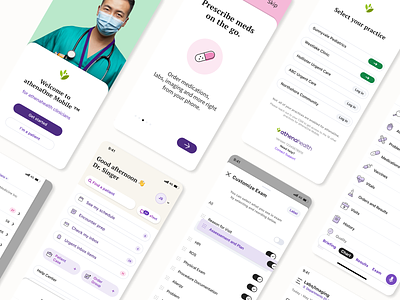 athenaOne Mobile iOS app app design systems ehr healthcare ios mobile native physician product design ui ux visual design
