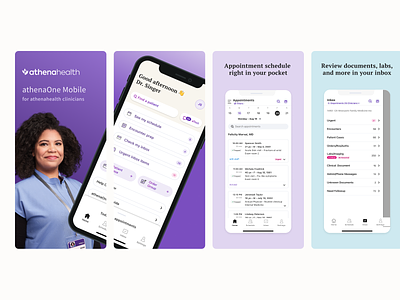 athenaOne Mobile App Store Images