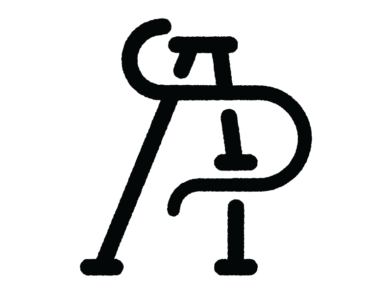 Hey, P ap inline monogram