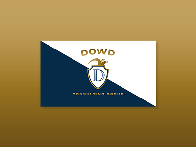 DCG Concept blue branding consulting gold highlight lettering logo safety seagull shield