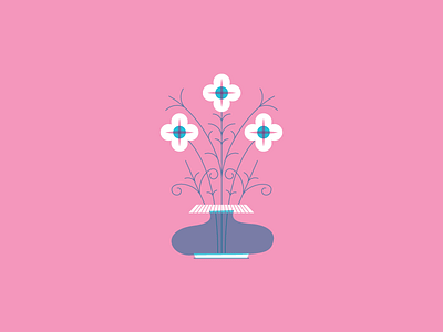 Flower_Friday.001 flower friday illustration midcentury series wonky