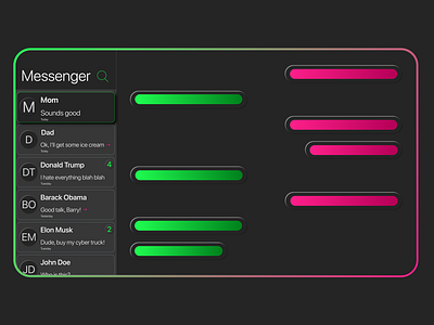 Daily UI Challenge 013 - Messenger