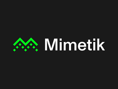 Unused Mimetik Logo Proposal brand branding logo logotype m mirror reflection