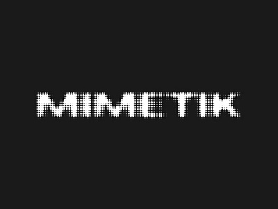 Unused Mimetik Logo brand branding halftone logo logotype mimesis mimetism