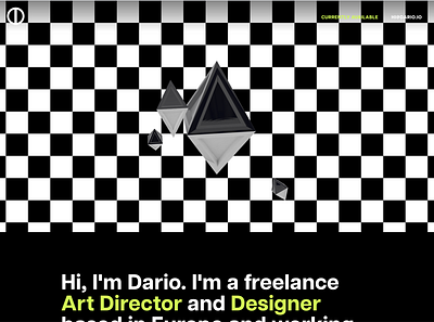 My Portfolio 3d bold freelance neon portfolio typography webdesign website