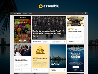 Assembly – Homepage