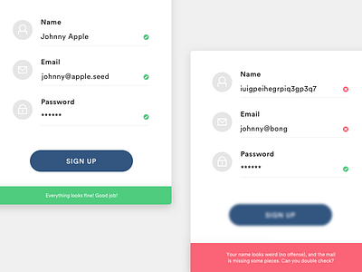 Daily Ui challenge #011 app desktop error flash message mobile signin signup ui ux