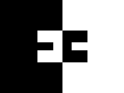 Ela Crain brand dualism geometry gothic logo negative space polarism sans typography