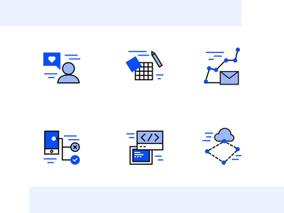 Strive Icons edgy icon iconset innovation outline solid technology