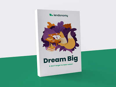 Lendonomy Booklet brand branding design editorial identity illustration print typography