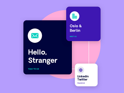 Fintechdb Illustrations bold card colorful gradient illustration infographics minimal mobile shadow typography ui ux