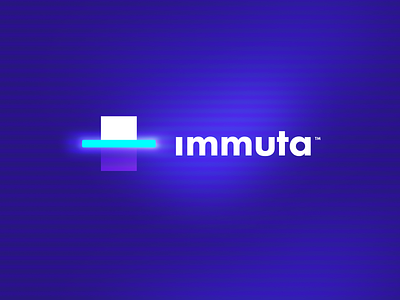 Immuta Logo agency branding business copier copy document glow immuta legal logo scan unfold