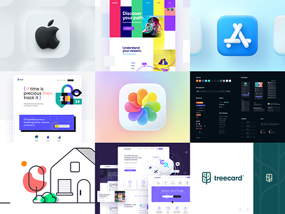 Top Nine of 2020 app apple brand branding design homepage illustration logo nine top topnine ui unfold ux web website