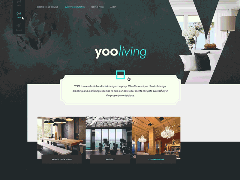 TR Home animation apartment concept homepage housing property prototype realestate ui ux webdesign