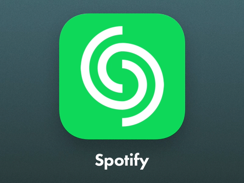 Spotify Redesign branding dailyui logo mark music record redesign s sound spotify vinyl waves