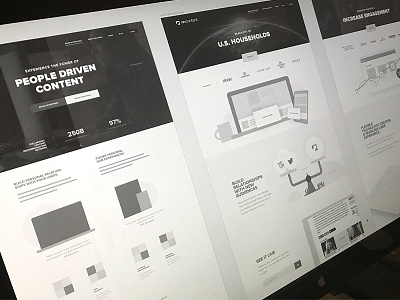 REV Wires ads advertisers design homepage publishers team ui ux website wireframe wires
