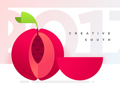 Creative South + Unfold agency columbus conference creative south cs17 design georgia half circle leaf peach team unfold