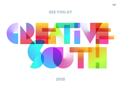 Creative South 2018 2018 columbus conference creative south creativesouth cs18 georgia gradients peach team unfold