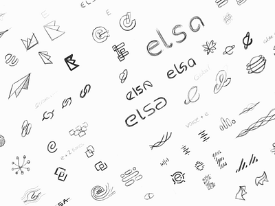 Elsa Sketches assistant brand branding crm e layers logo money payment platform processing