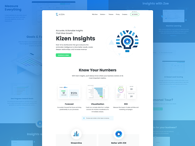 Kizen Insights branding contacts crm design graphs illustration kizen platform team ui uidesign unfold webapp website zoe