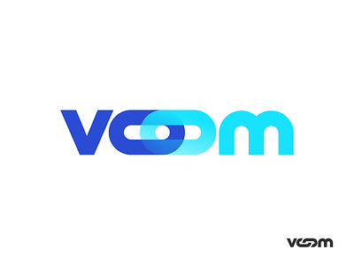 Voom Logo brand brand agency branding chain design devices link logo medical unfold voom
