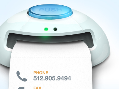 Contact Button address button contact easy button email feed future futuristic glow icon paper phone rip robot shiny texture web