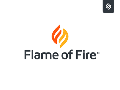 Flame of Fire agency branding branding agency christian f fire flame flame logo logo ministry