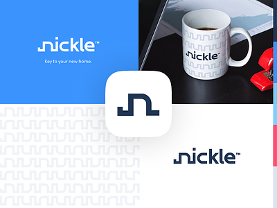 Nickle™ Early Exploration and Naming branding branding agency key logo logodesign naming nickel nickle real realestate team unfold
