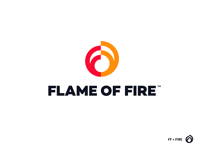 Flame of Fire Concept branding branding agency christian ff fire flame logo logos ministry unfold