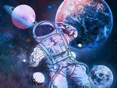 Astronaut`s  dreams