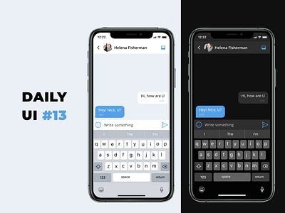 Direct Messaging - DailyUI 13 app chat design material ui messenger mobile mobile ui ui ux