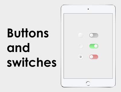 Buttons and switches (p.2) animation app design icon ui ux vector