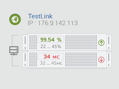 Server interface internet ip light server test ui ukraine ux visualisation