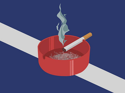 Smoke best design flat icon illustration logo new poster russia vector