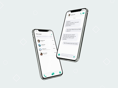 Direct Messaging - Daily UI 013 app dailyui dailyui013 dailyuichallenge design digital direct messaging interfacedesign message message app mobile app design mobile ui neumorphism ui userexperiencedesign userinterface webdesign