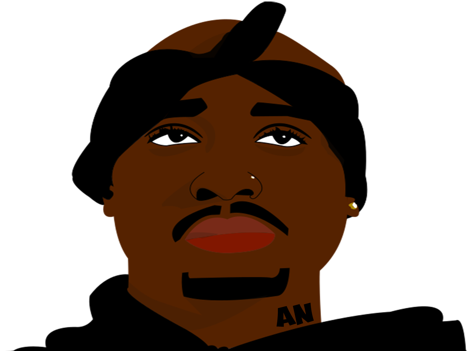 Tupac Shakur Vecor by Adrian Nunez on Dribbble