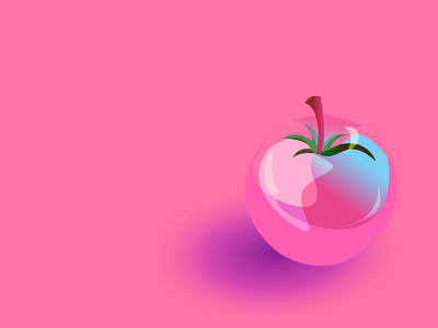 vector illustration #1 abstract ai apple art illustration pink vector