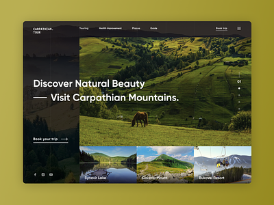 Travel Agency Landing Page gilroy inspiration landing page travel typography ui ux web design